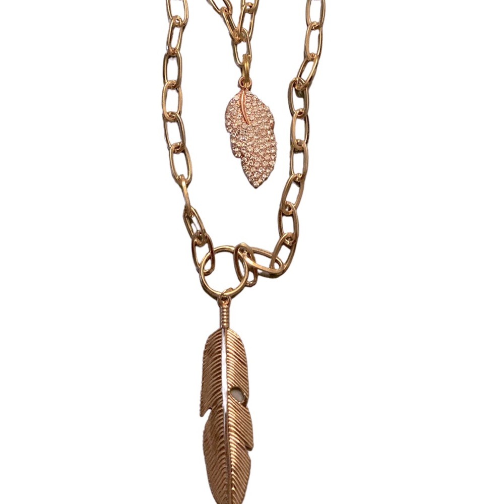 Rose Gold Feather Bling!🪶💎